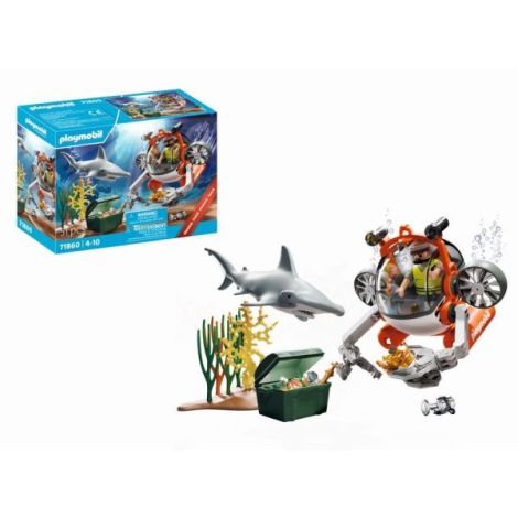 Playmobil - Promo Pack vanatoarea comorii cu submarin - imagine 7